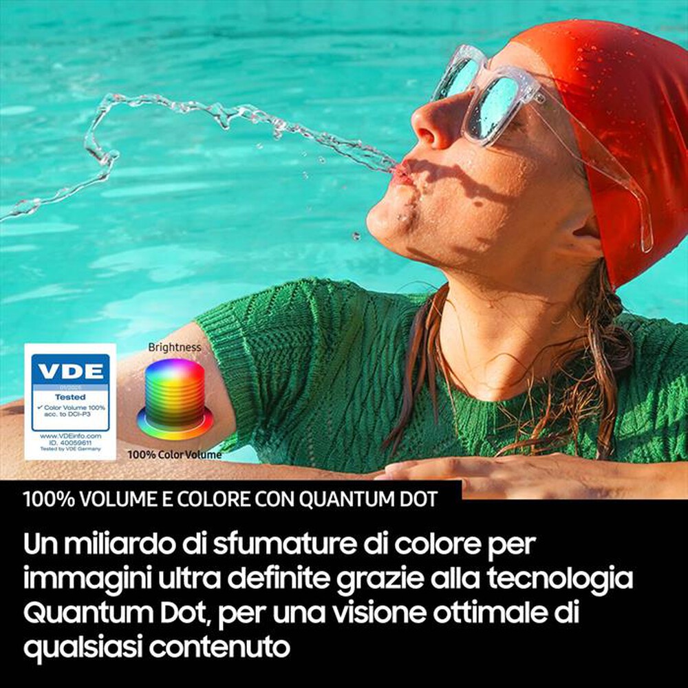 Immagine del prodotto SAMSUNG - Smart TV Q-LED UHD 4K 43" QE43Q8FAAUXZT-Titan Gray