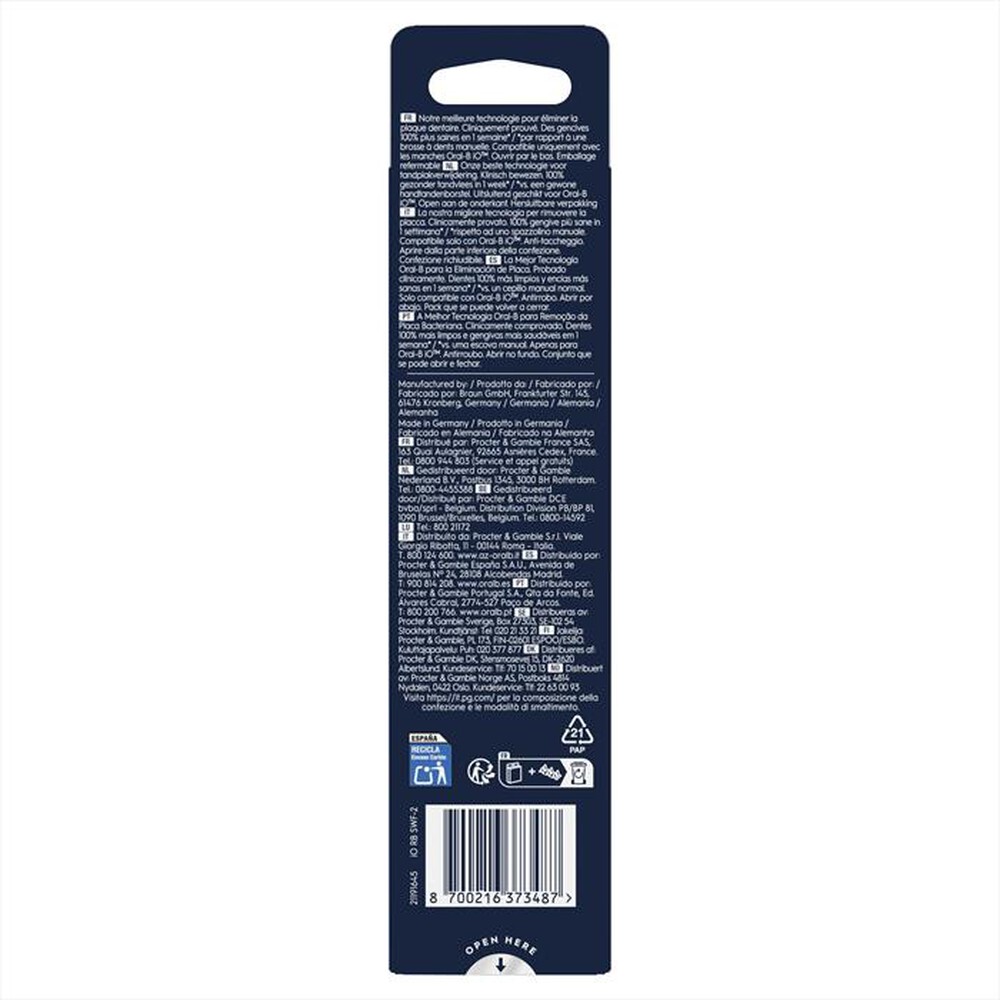Immagine del prodotto ORAL-B - OB PW REFILL GENTLE CARE WHITE X2CT-BIANCO