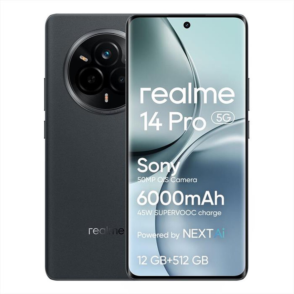 Immagine del prodotto REALME - Smartphone REALME 14 PRO 5G (512GB 12GB)-Suede Grey
