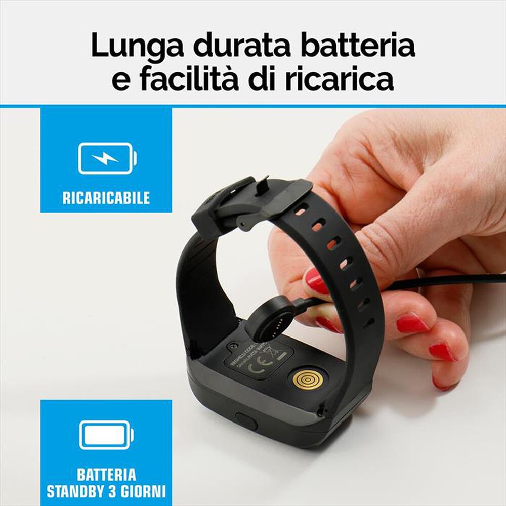 Immagine del prodotto BEGHELLI - SALVALAVITA WATCH GSM-NERO