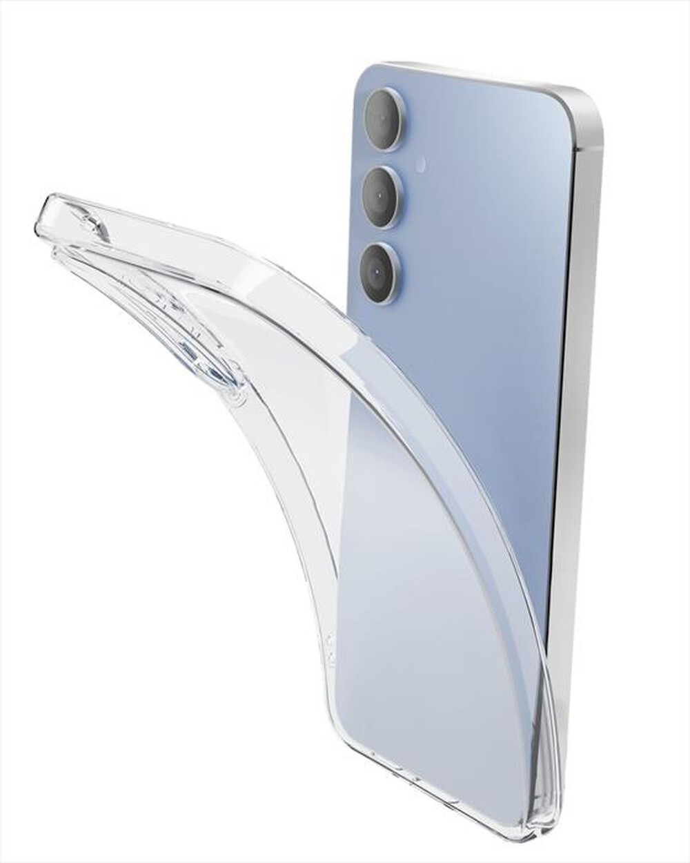Immagine del prodotto CELLULARLINE - Cover in gomma morbida FINE per Galaxy S25 FE-Trasparente