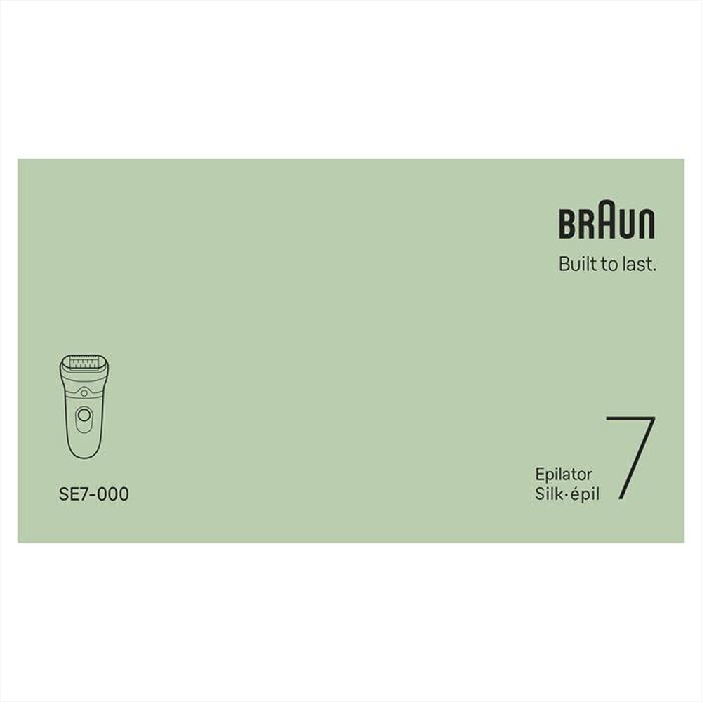 Immagine del prodotto BRAUN - Epilatore Wet & Dry LEGEPIL SE7-000 BOX MN-ARGENTO