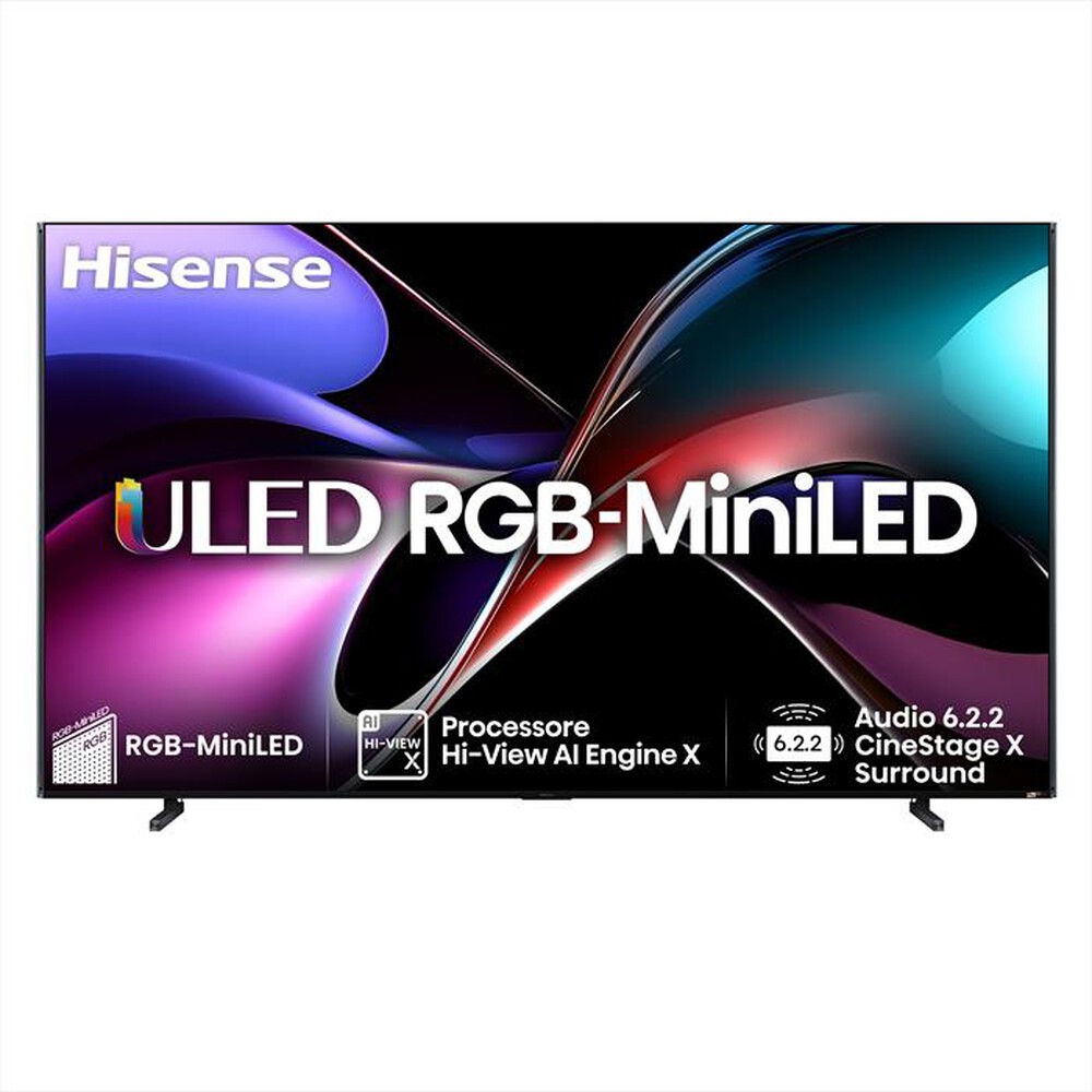 Immagine del prodotto HISENSE - Smart TV Mini LED RGB  4K 116" 116UXQ-Metallo