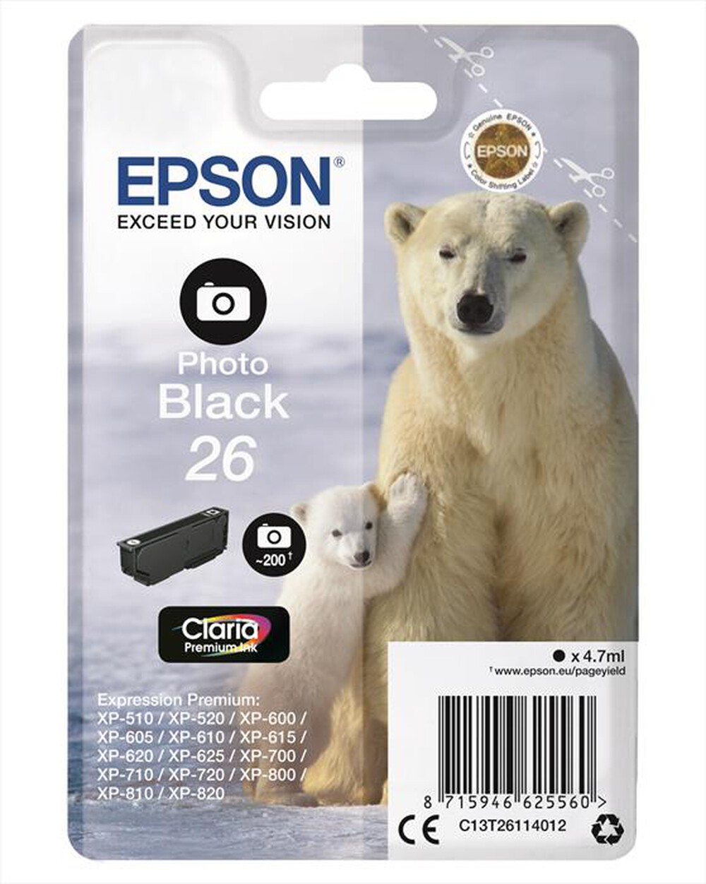 Immagine del prodotto EPSON - C13T26114022-Nero foto