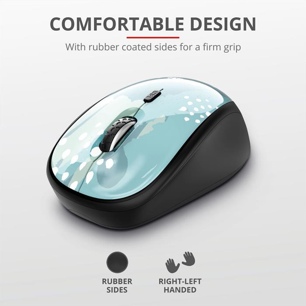 Immagine del prodotto TRUST - YVI WIRELESS MOUSE-blue brush