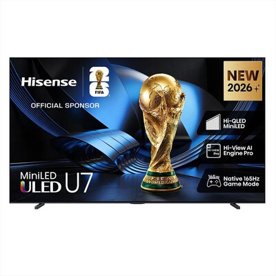 HISENSE - Smart TV Mini LED 4K 100" 100U7SE-NERO