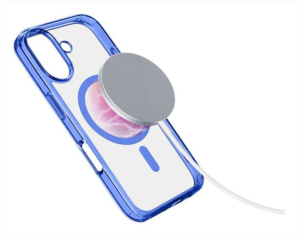 Immagine del prodotto CELLULARLINE - Cover case ICONIC MAG per iPhone 16-Blue