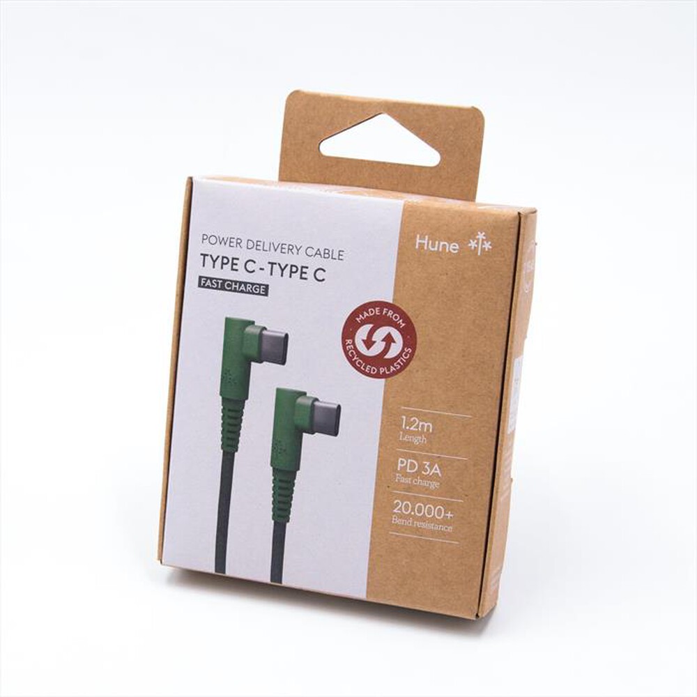Immagine del prodotto HUNE - Cavo da USB-C a USB-C HIEDRA-CC-Verde Foresta