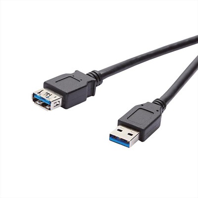 SBS - USB 3.1 Gen.1 extension cavo A-plug to A-socket-Nero