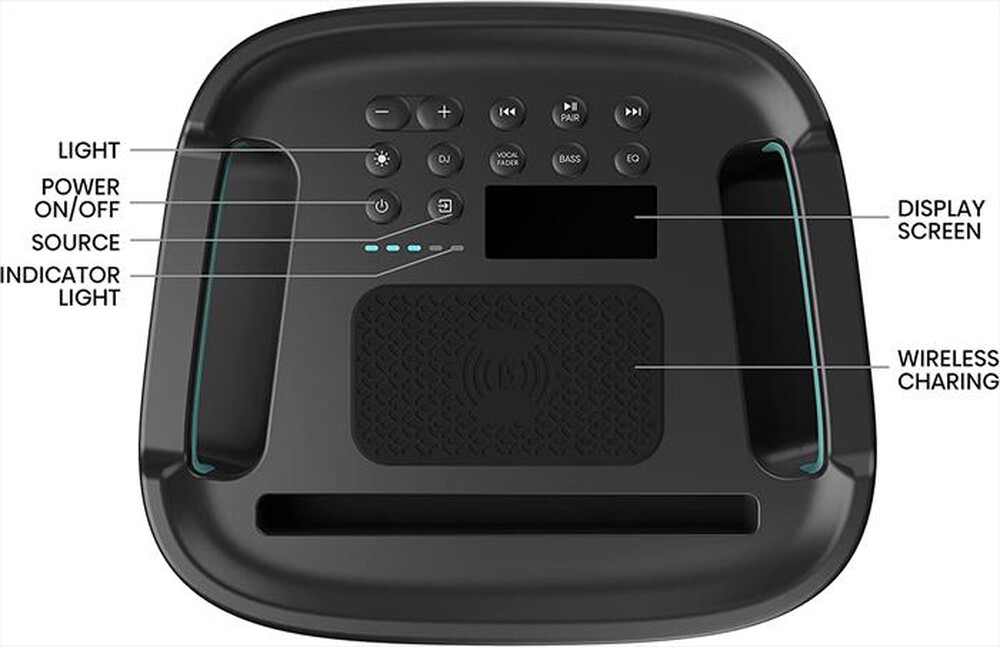 Immagine del prodotto HISENSE - Cassa acustica portatile PARTY ROCKER ONE-Black