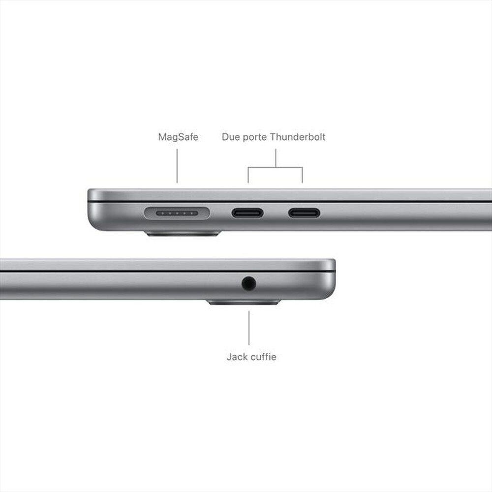 Immagine del prodotto APPLE - MacBook Air 13" M3 Core CPU 8 GPU 8 16GB 256GB SSD-Grigio siderale