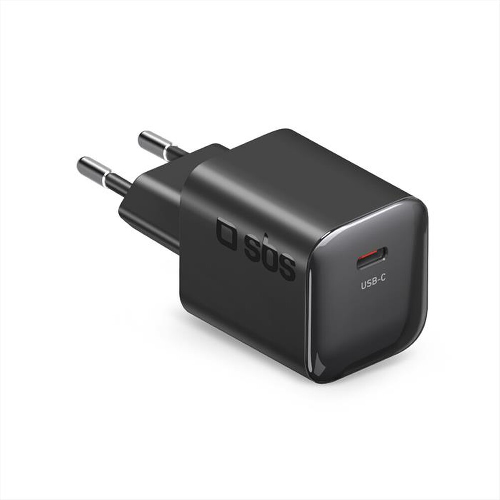 Immagine del prodotto SBS - Caricatore da rete GaN USB-C da 20W-nero