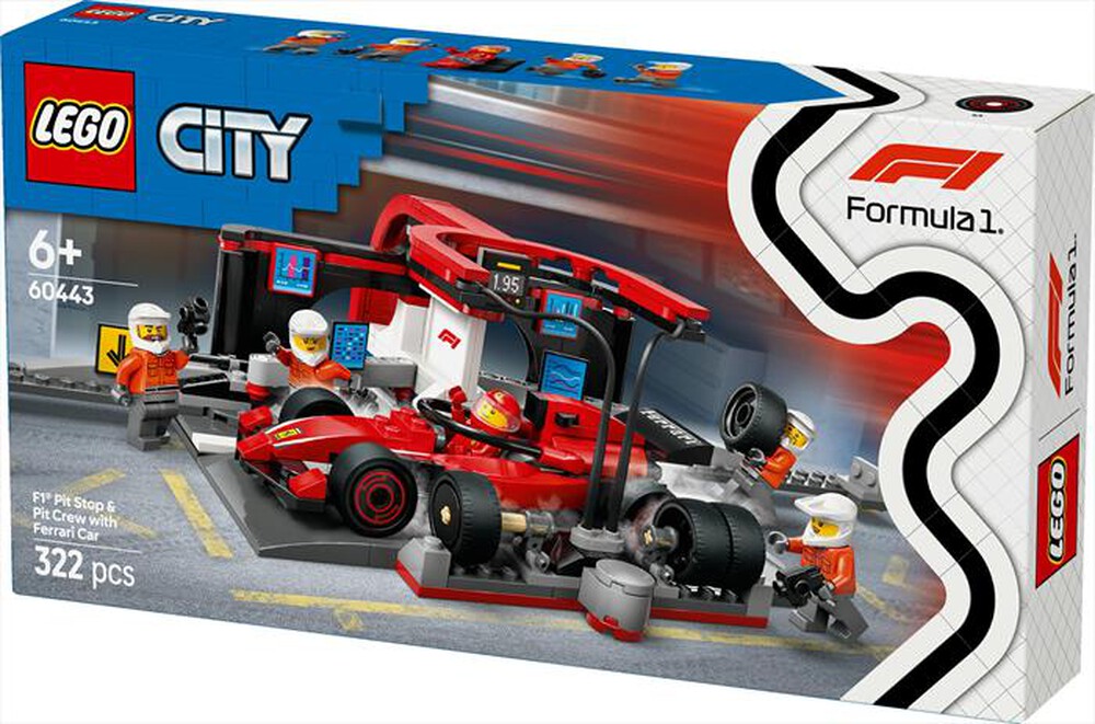 Immagine del prodotto LEGO - CITY F1 Pitstop e meccanici con Ferrari F1&reg; 60443