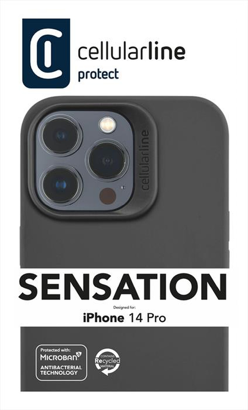 Immagine del prodotto CELLULARLINE - Custodia Back SENSATIONIPH14PROK iPhone 14 Pro-Nero