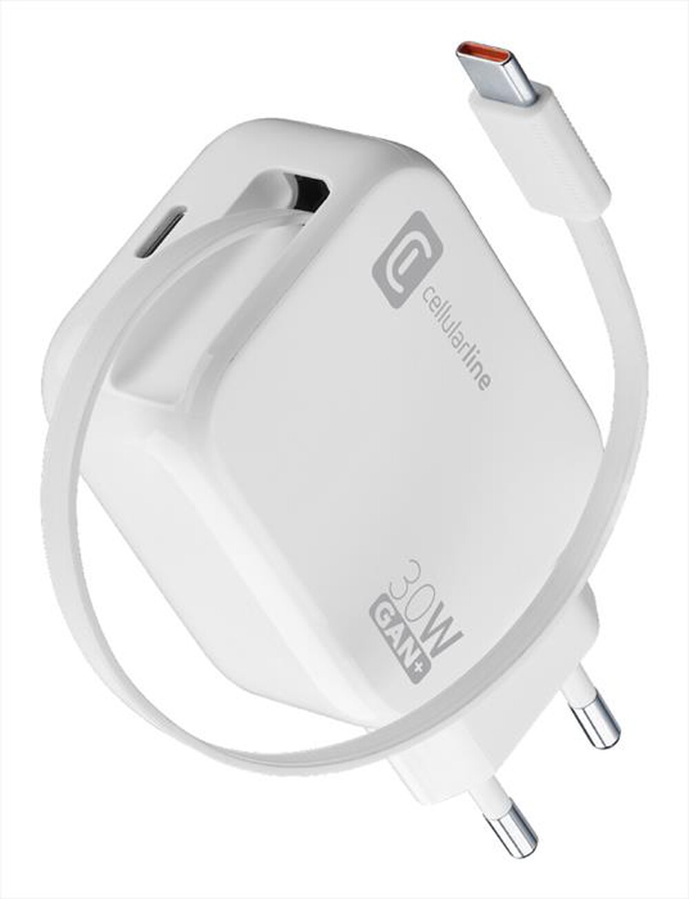 Immagine del prodotto CELLULARLINE - RETRACTABLE POWER 30W-Bianco