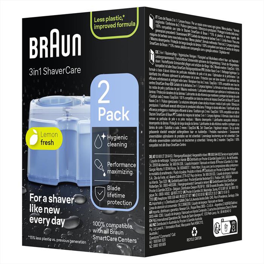 Immagine del prodotto BRAUN - SHAVERCARE CARTUCCE DI RICARICA-Trasparente