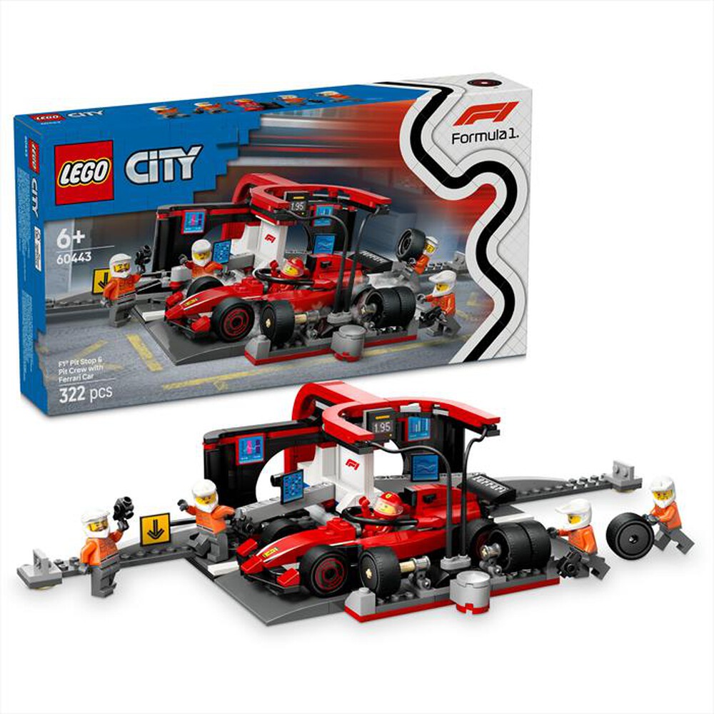 Immagine del prodotto LEGO - CITY F1 Pitstop e meccanici con Ferrari F1&reg; 60443