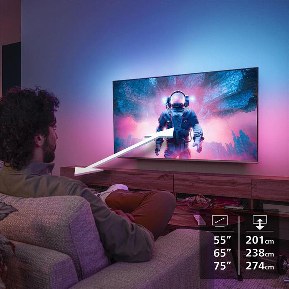 Immagine del prodotto PHILIPS - Smart TV MINI LED UHD 4K 65" 65MLED920/12-Black