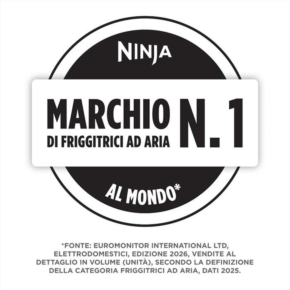 Immagine del prodotto NINJA - Friggitrice ad aria MAX DA 6,2 L AF180EU-Nero