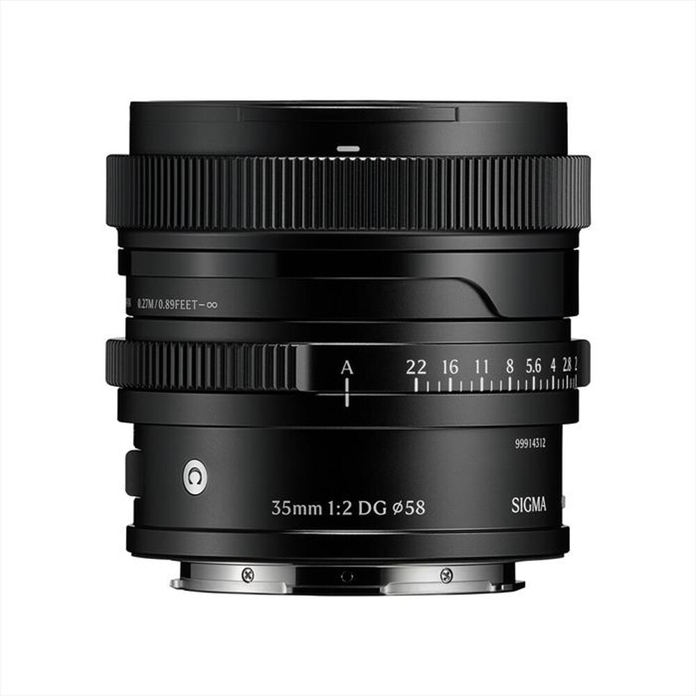 Immagine del prodotto SIGMA - Obiettivo Fisso 35MM-F/2 (C)DG BLACK, ATT. L-MOUNT-Nero