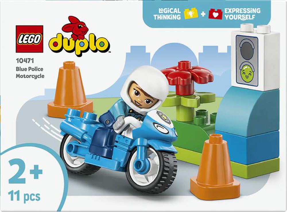 Immagine del prodotto LEGO - DUPLO Motocicletta blu della Polizia - 10471