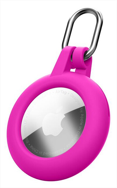 CELLULARLINE - Custodia in silicone AirTag e Tracy Tag SOFT SHELL-Rosa