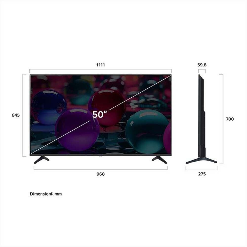 Immagine del prodotto LG - Smart TV LED UHD 4K 50" 50UA73006LA-Nero