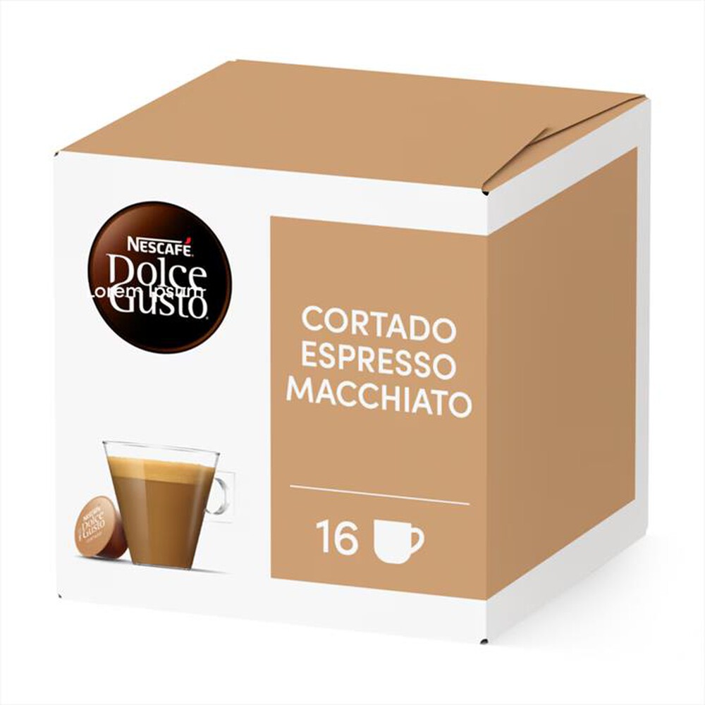 Immagine del prodotto NESCAFE' DOLCE GUSTO - Cortado Espresso Macchiato