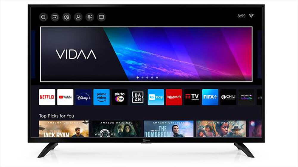 Immagine del prodotto TELESYSTEM - Smart TV LED HD READY 31,5" LX SMV14-BLACK