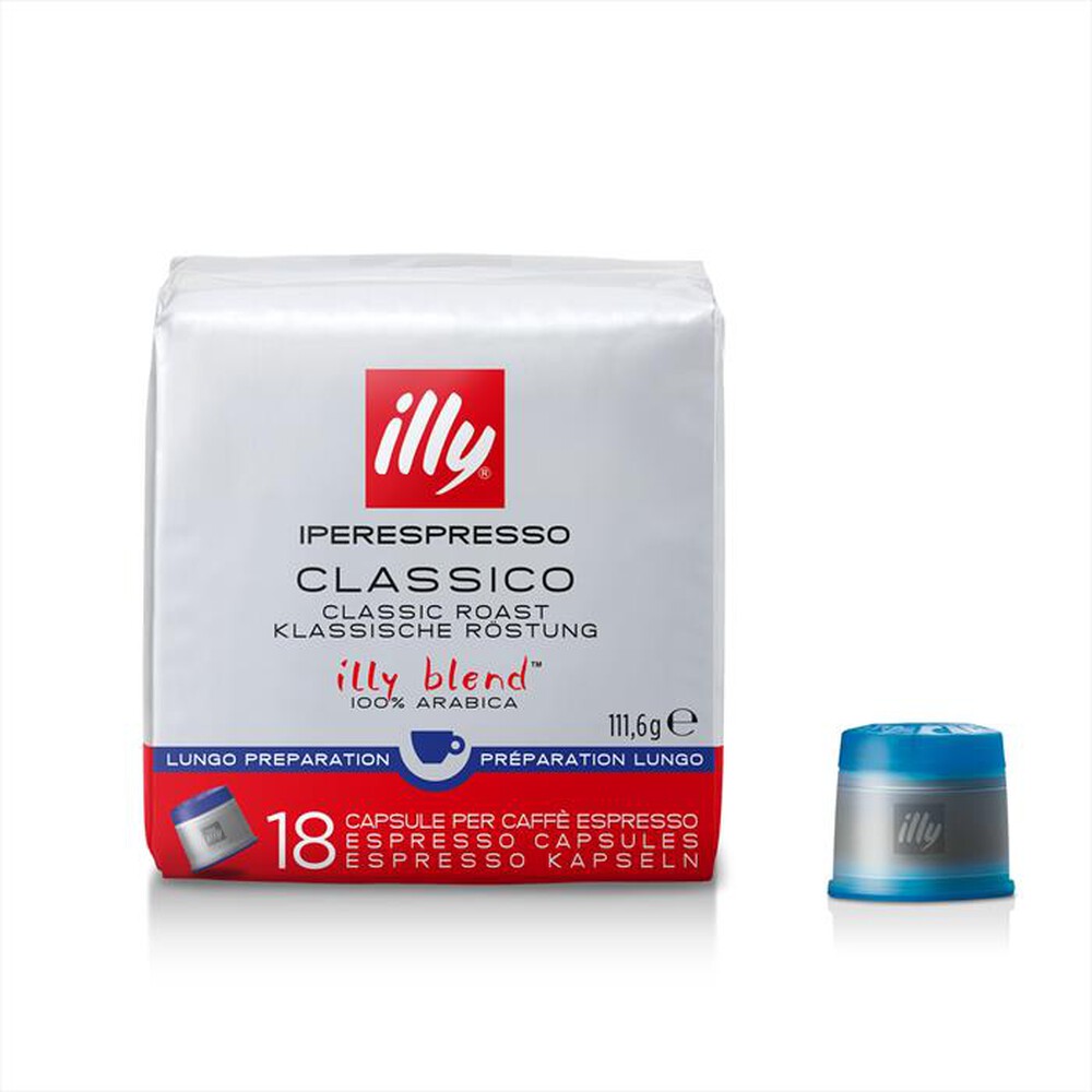 Immagine del prodotto ILLY - 18 CAPSULE CAFF&Egrave; IPERESPRESSO CLASSICO LUNGO