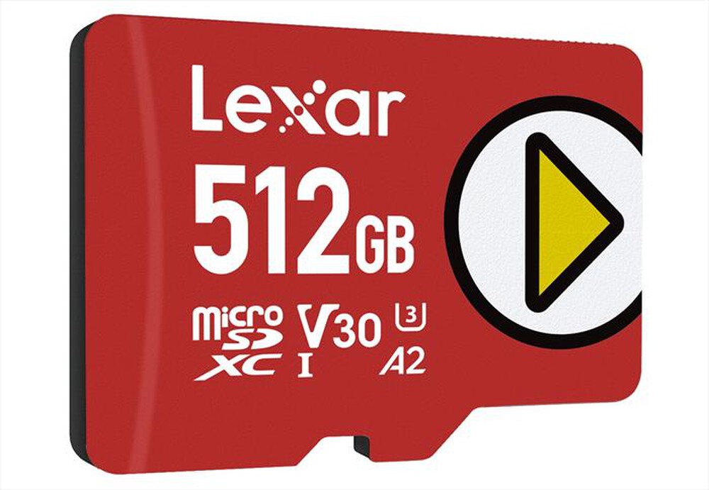Immagine del prodotto LEXAR - 512GB PLAY MICROSDX UHS-I-Red