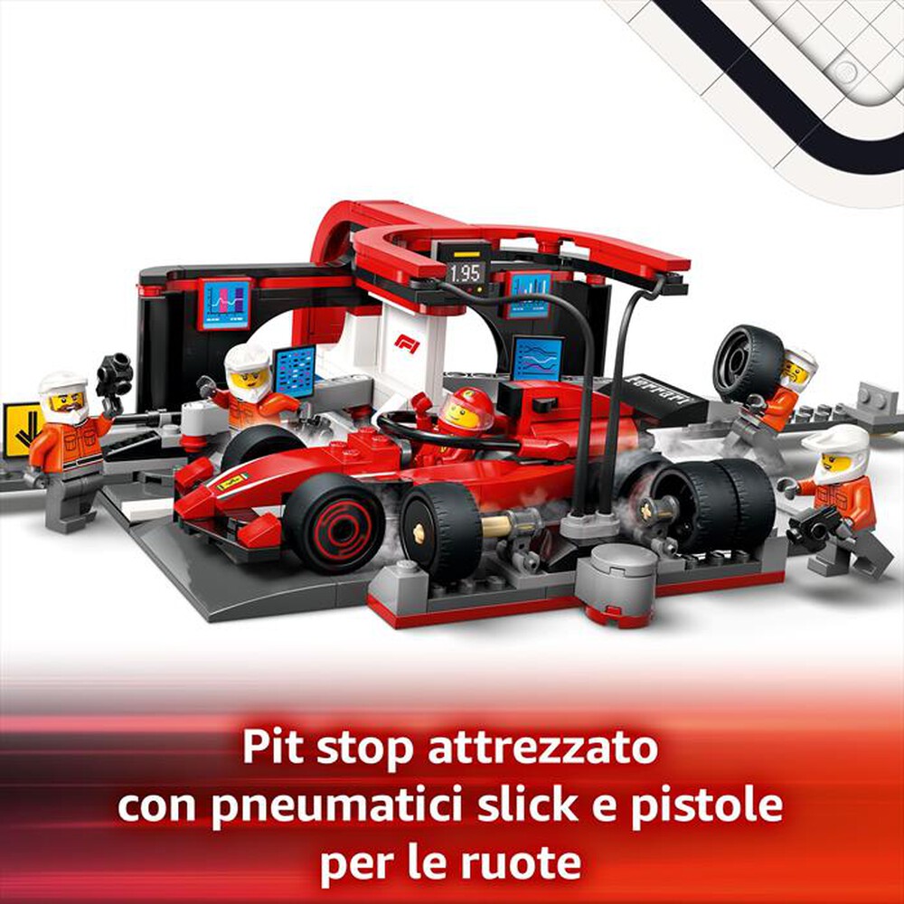 Immagine del prodotto LEGO - CITY F1 Pitstop e meccanici con Ferrari F1&reg; 60443