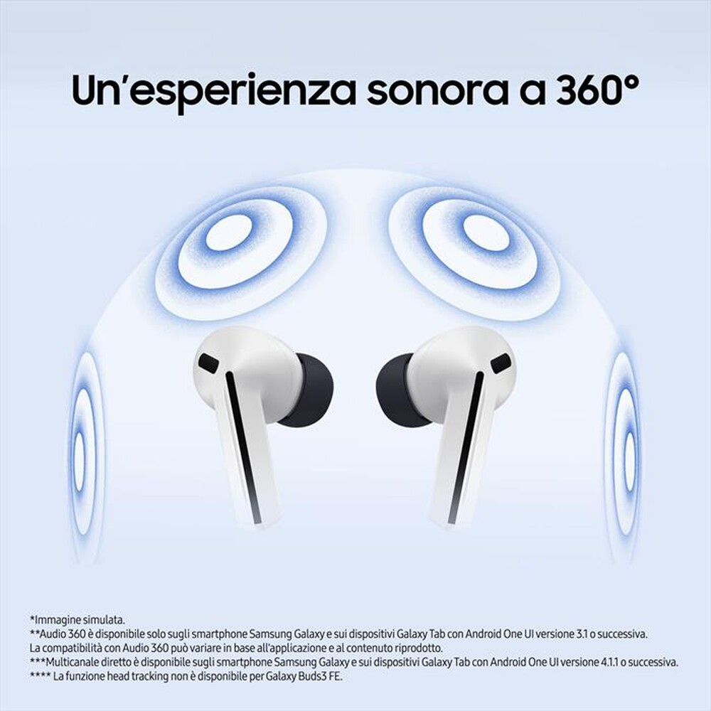Immagine del prodotto SAMSUNG - Auricolare bluetooth GALAXY BUDS3 FE-GRAY