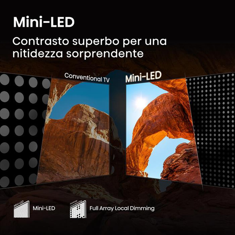 Immagine del prodotto HISENSE - Smart Tv Mini LED 55" 4K Ultra HD 55U79Q 144Hz-NERO