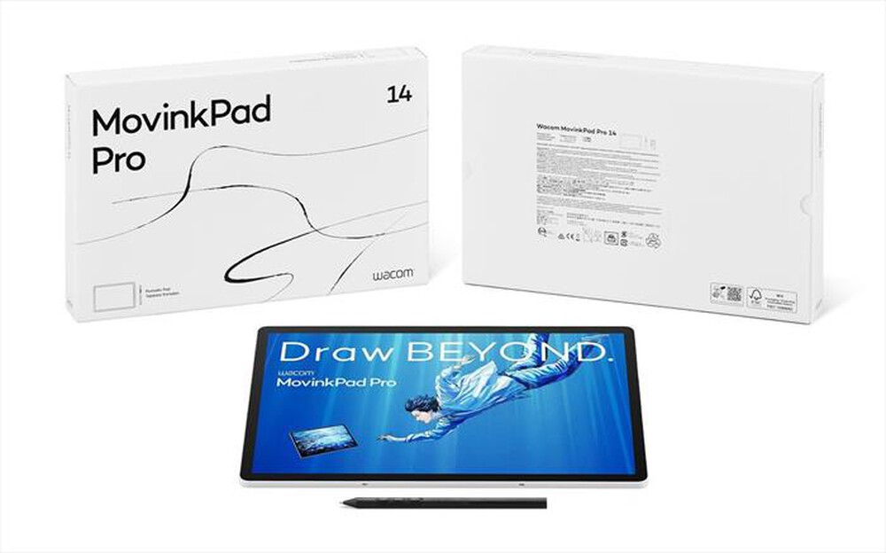 Immagine del prodotto WACOM - Tavoletta grafica MOVINKPAD PRO PORTABLE 14-Nero