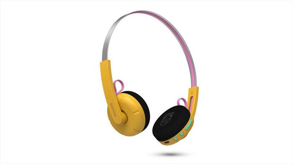 Immagine del prodotto PHILIPS - Cuffie wireless on-ear Moving Sound TAMS1YL/00-Yellow