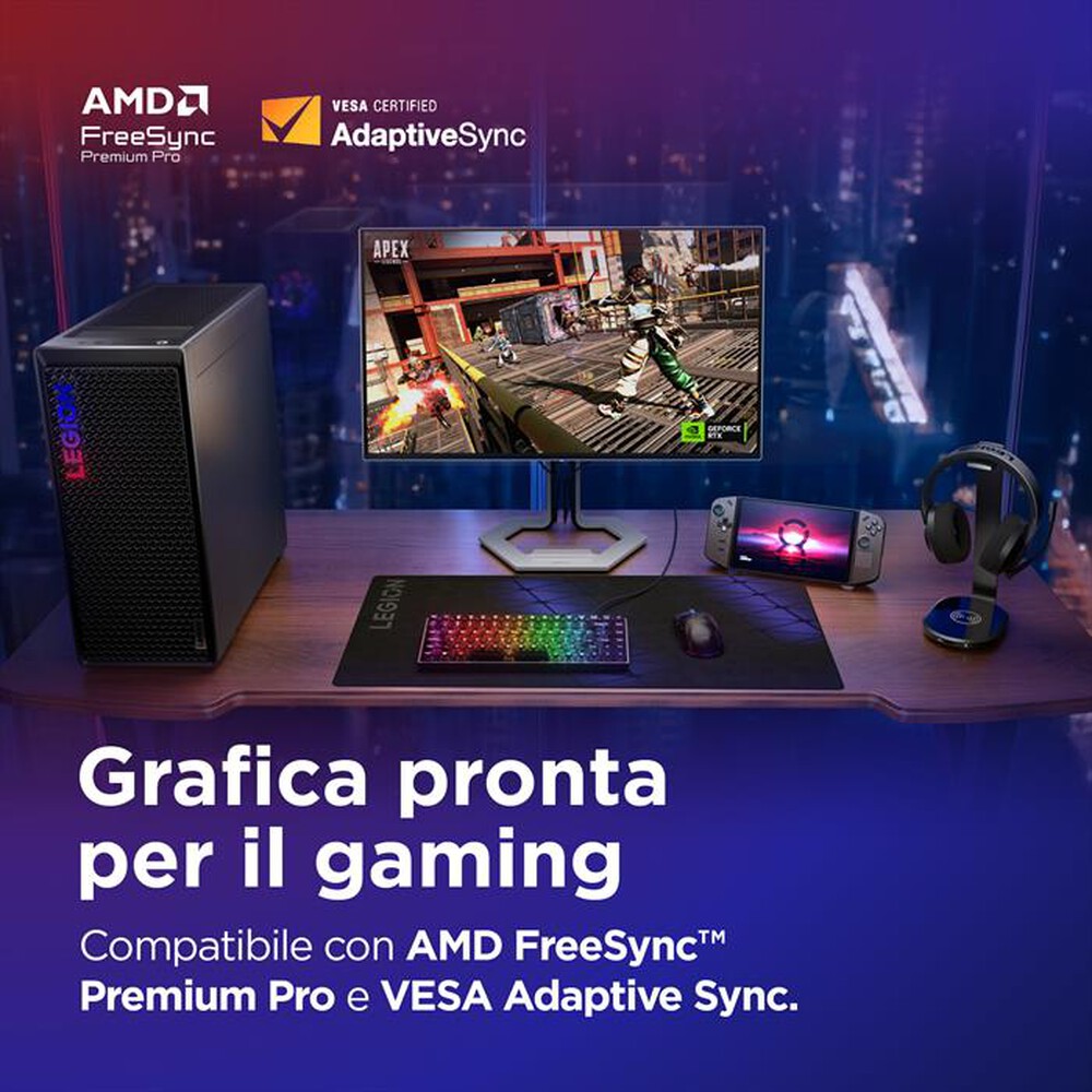 Immagine del prodotto LENOVO - Monitor OLED 26,5" LEGION PRO 27Q-10 68CFGACBIT-Raven black