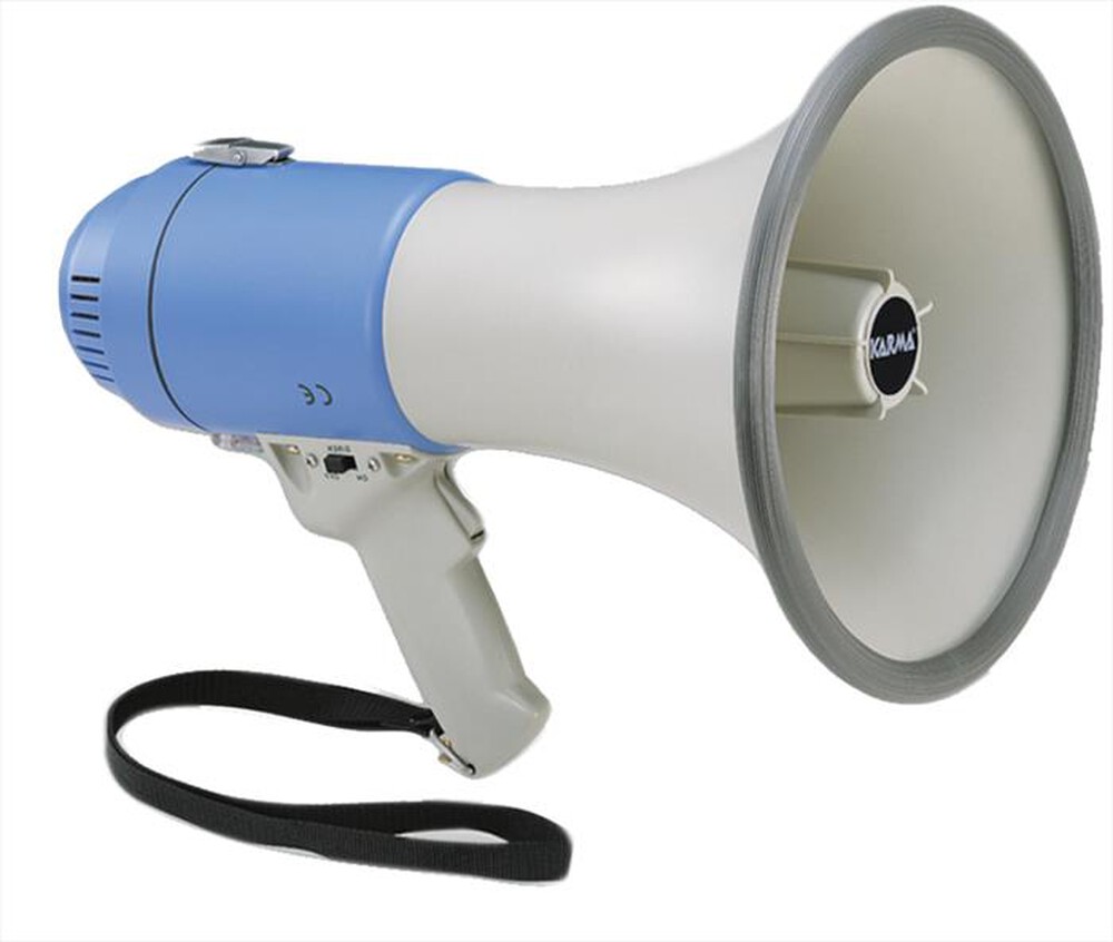 Immagine del prodotto KARMA - Megafono GT 1227SW-Grigio e azzurro