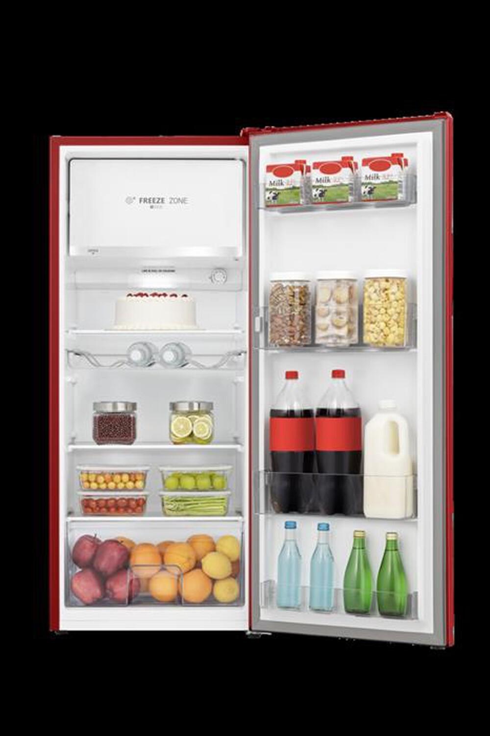 Immagine del prodotto HISENSE - Frigorifero 1 porta RR220D4BRE Classe E 165 lt-Rosso