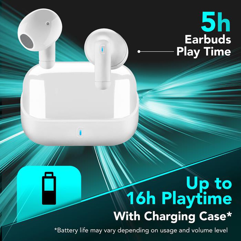 Immagine del prodotto CELLULARLINE - AURICOLARI WEAVY BLUETOOTH TRUE WIRELESS-Bianco