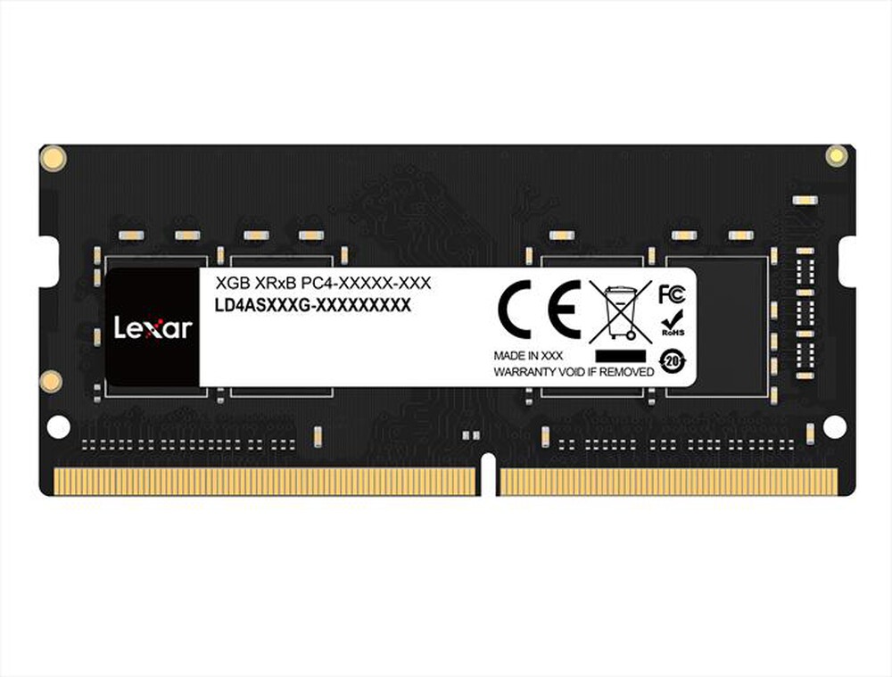 Immagine del prodotto LEXAR - Memoria per desktop 16GB DDR4 260 PIN-Black
