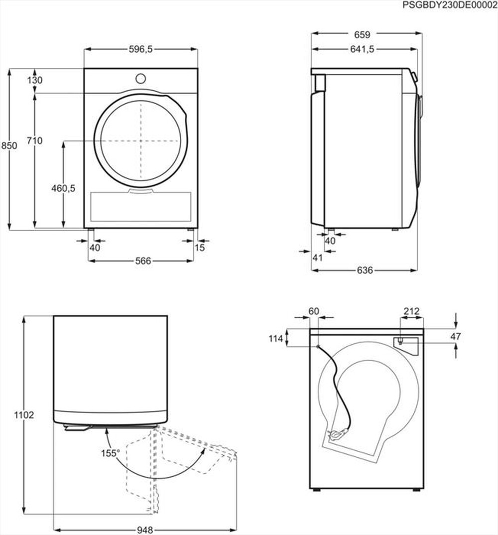 Immagine del prodotto ELECTROLUX - Asciugatrice EW9H78GCY 8Kg Classe A-Bianco