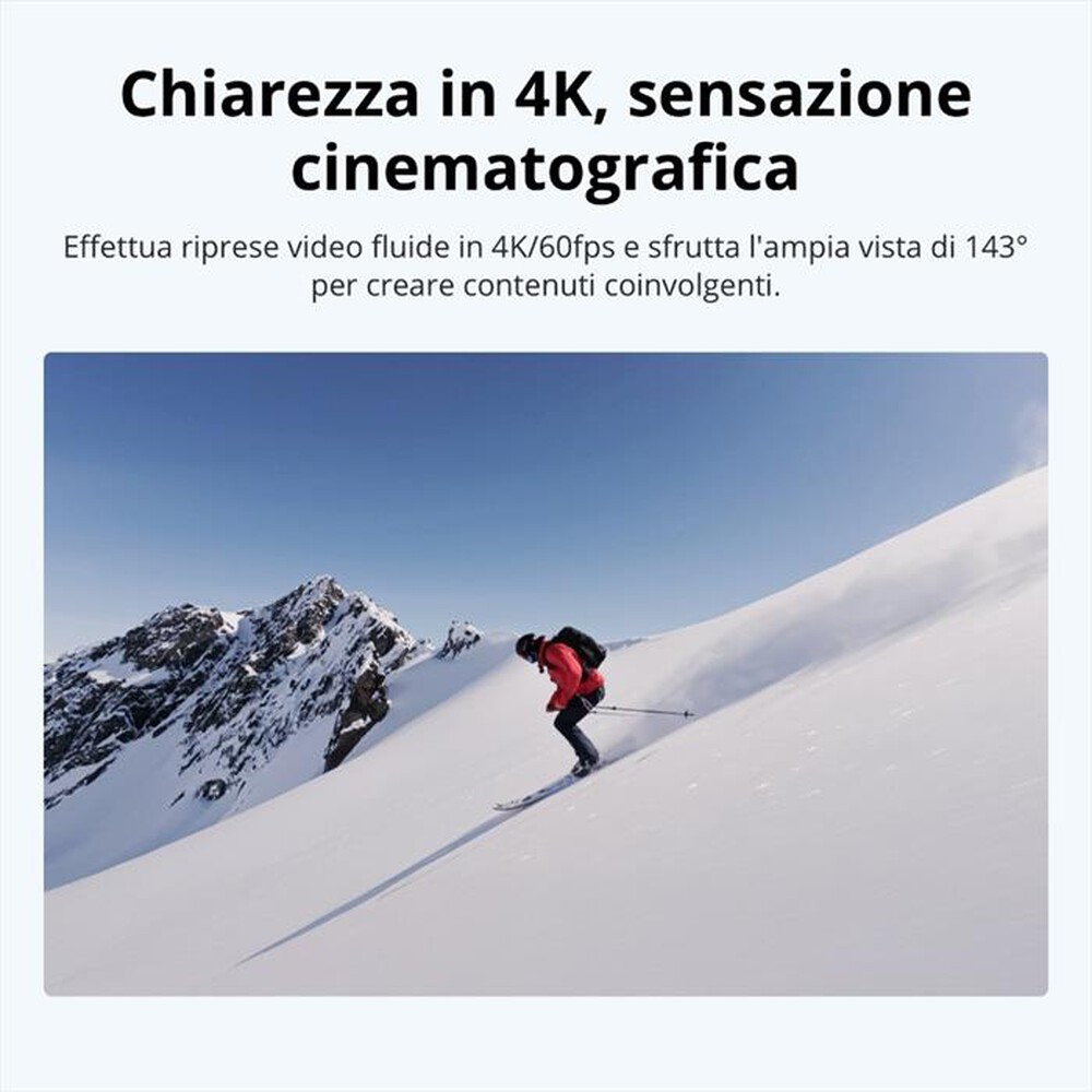 Immagine del prodotto DJI - Action cam OSMO NANO STANDARD COMBO (64GB)-Nero