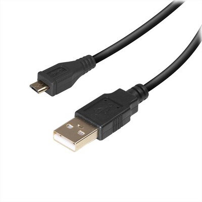 SBS - USB 2.0 cert.cable,plug A- plug micro B,1,8m-Nero
