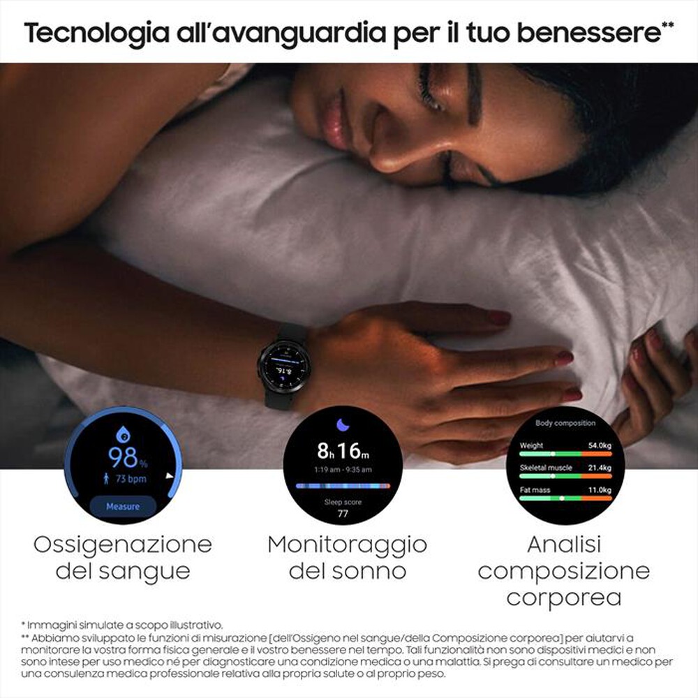 Immagine del prodotto SAMSUNG - GALAXY WATCH4 CLASSIC 46MM BT-Black