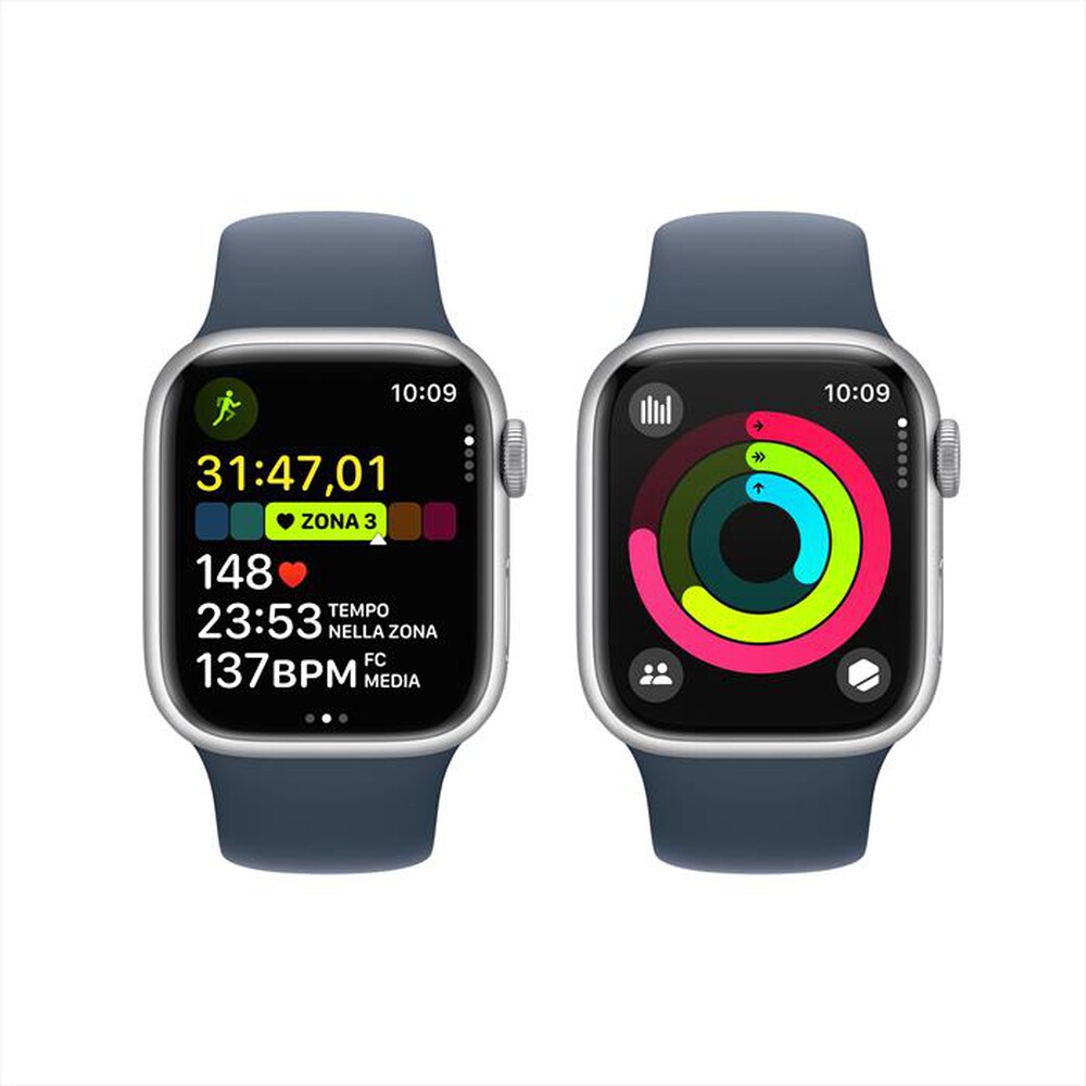 Immagine del prodotto APPLE - Watch Series 9 GPS Cassa 41mm - M/L-Blu Tempesta