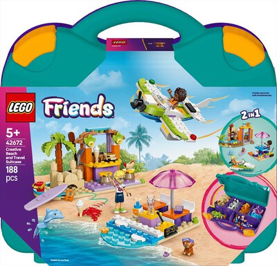 LEGO - FRIENDS Valigia creativa spiaggia e viaggio 42672
