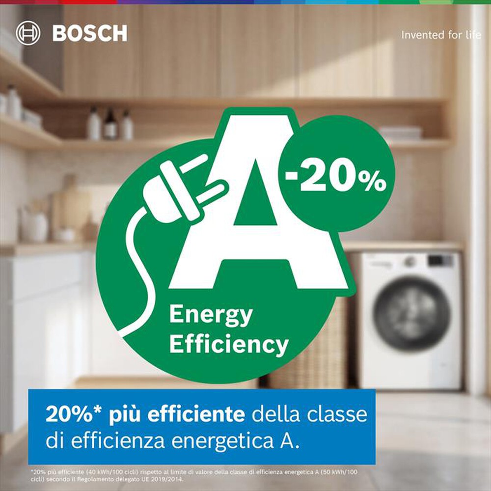 Immagine del prodotto BOSCH - Lavatrice Serie 6 WGH24400IT 9Kg 1400g/m Classe A-BIANCA