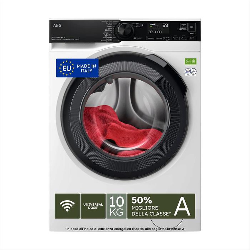 Immagine del prodotto AEG - Lavatrice LR8FH104VY 10 Kg Classe A-Bianco