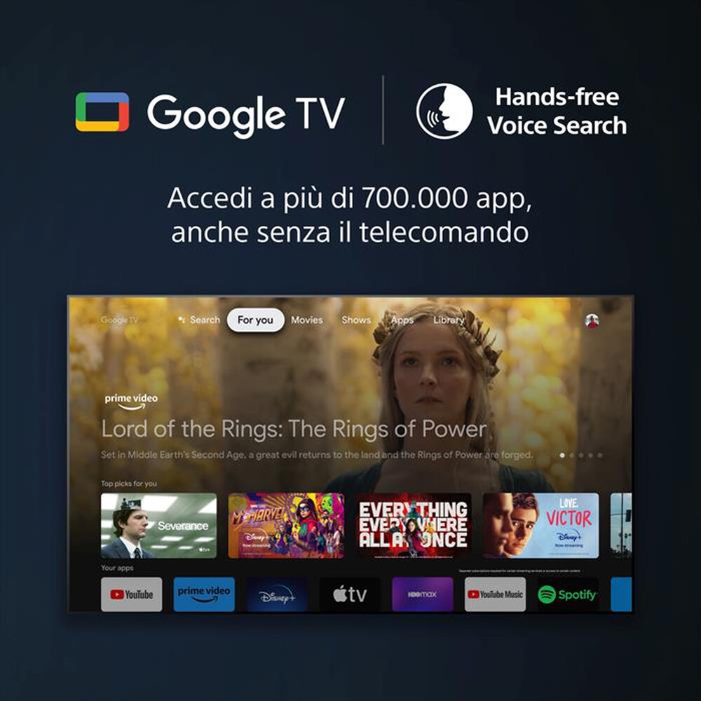 Immagine del prodotto SONY - Smart TV LED UHD 4K 43" KD43X75WLPAEP-Nero